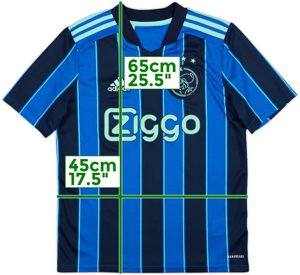 2021-22 Ajax Away Shirt - 7/10 - (L.Boys)