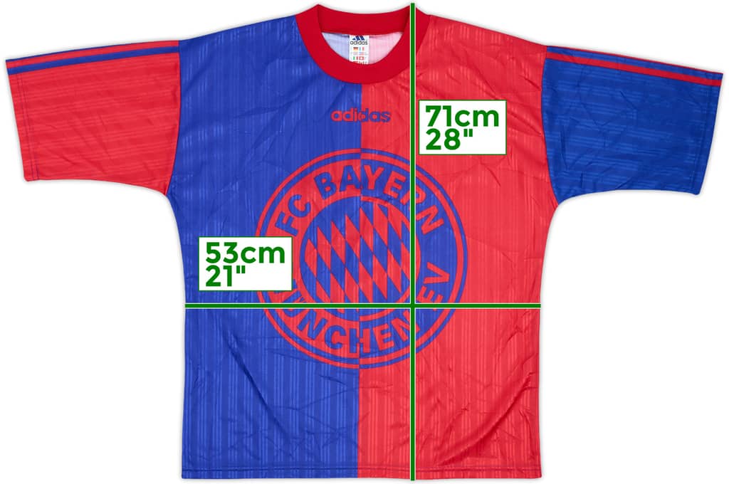 1995-96 Bayern Munich adidas Training Shirt - 9/10 - (S)