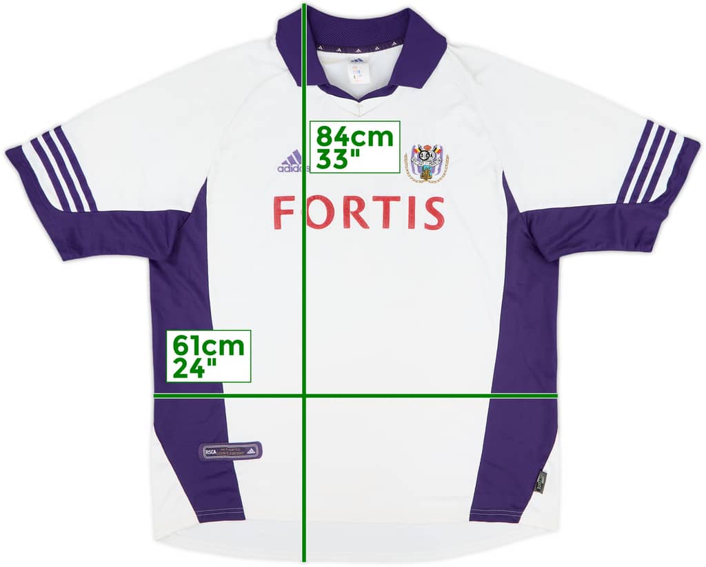 2001-02 Anderlecht Home Shirt - 5/10 - (XXL)