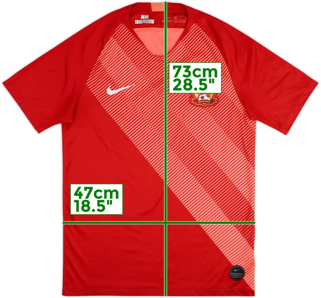 2019 Guangzhou Evergrande Home Shirt - 8/10 - (M)