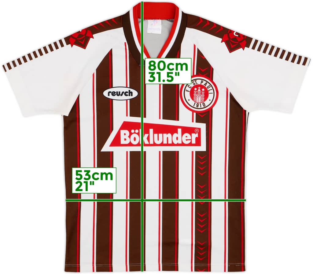 1996-97 St Pauli Home Shirt - 8/10 - (M/L)
