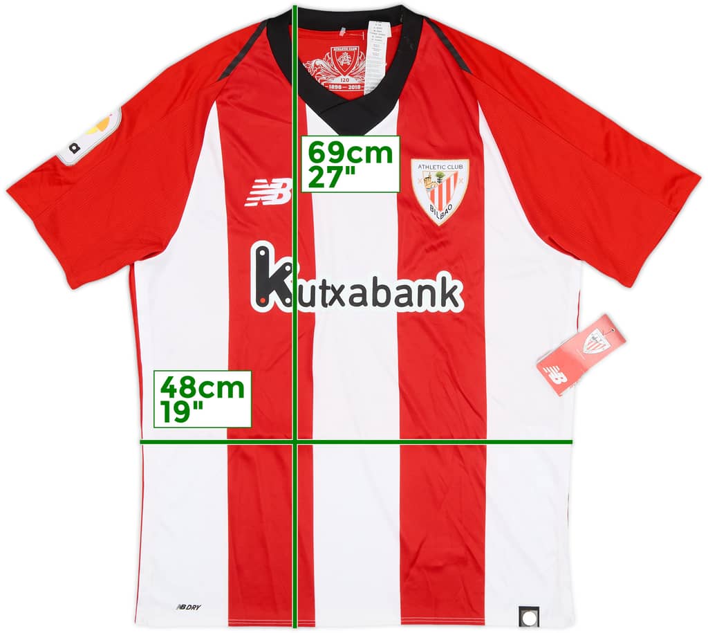 2018-19 Athletic Bilbao Home Shirt (S)