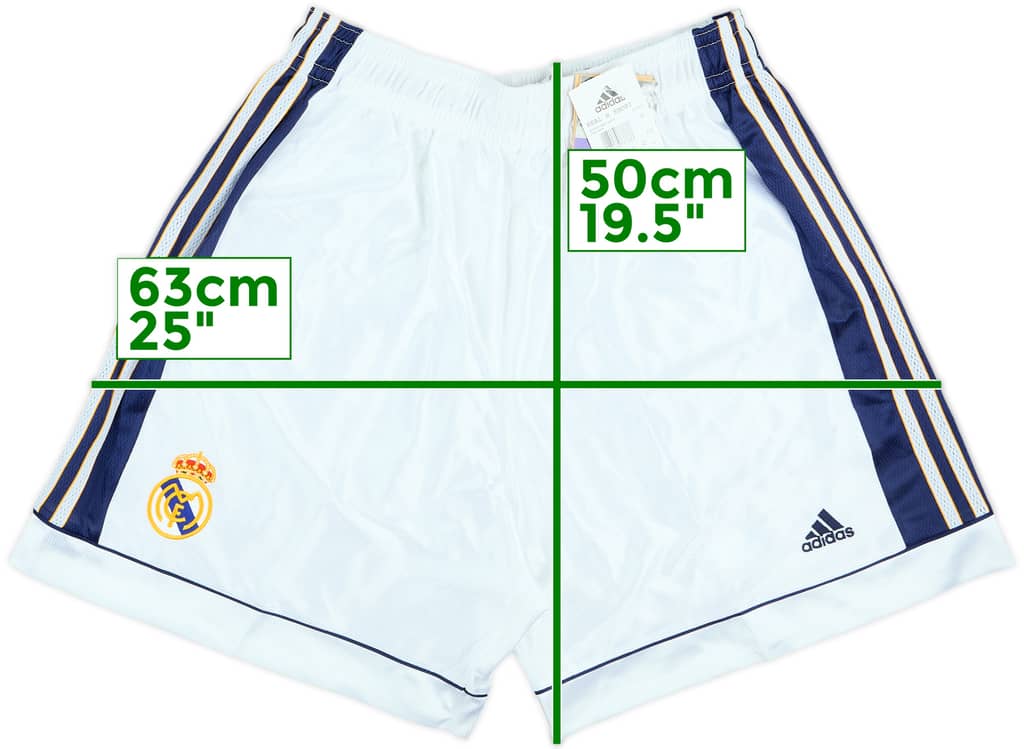 1998-00 Real Madrid Home Shorts (XL)