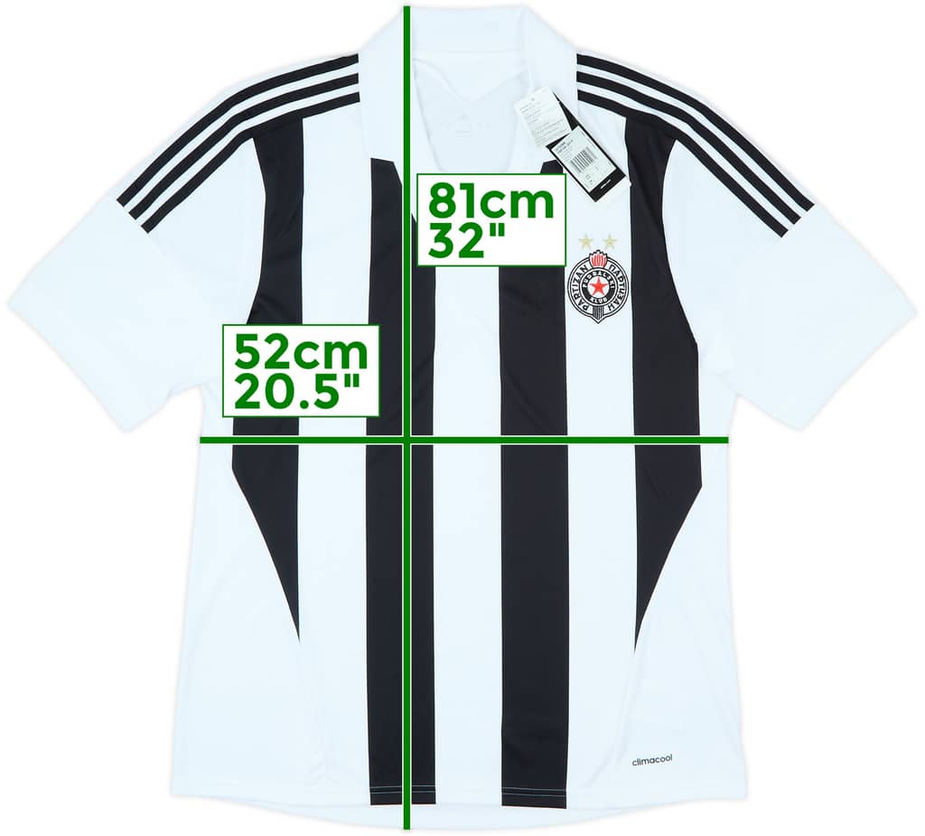 2013-14 Partizan Belgrade Home Shirt (L)