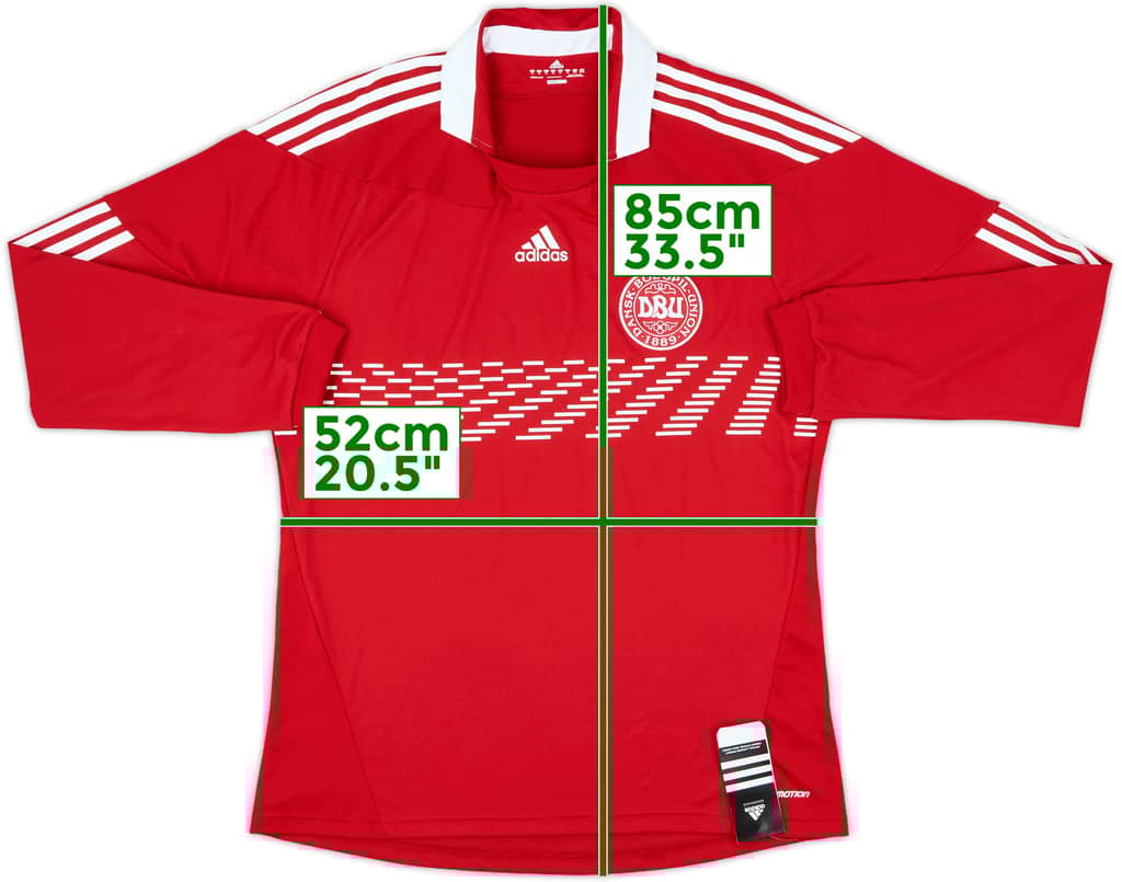 2010-11 Denmark Player Issue Home L/S Shirt (XL)