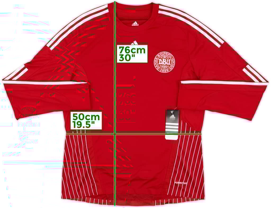 2007-10 Denmark Player Issue Home L/S Shirt (L)