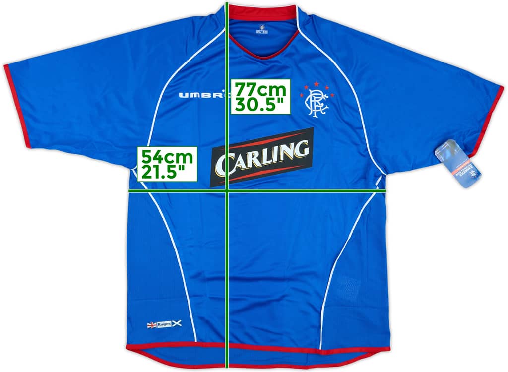 2005-06 Rangers Home Shirt (L)