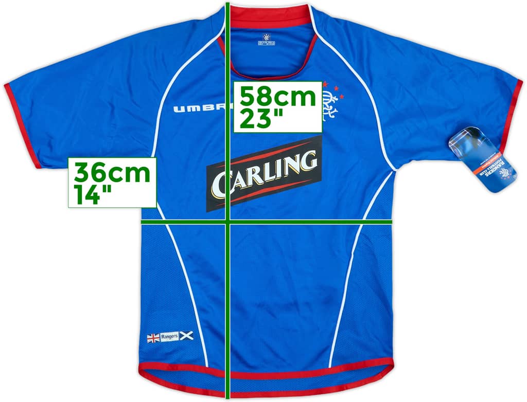 2005-06 Rangers Home Shirt (7-8 Years)