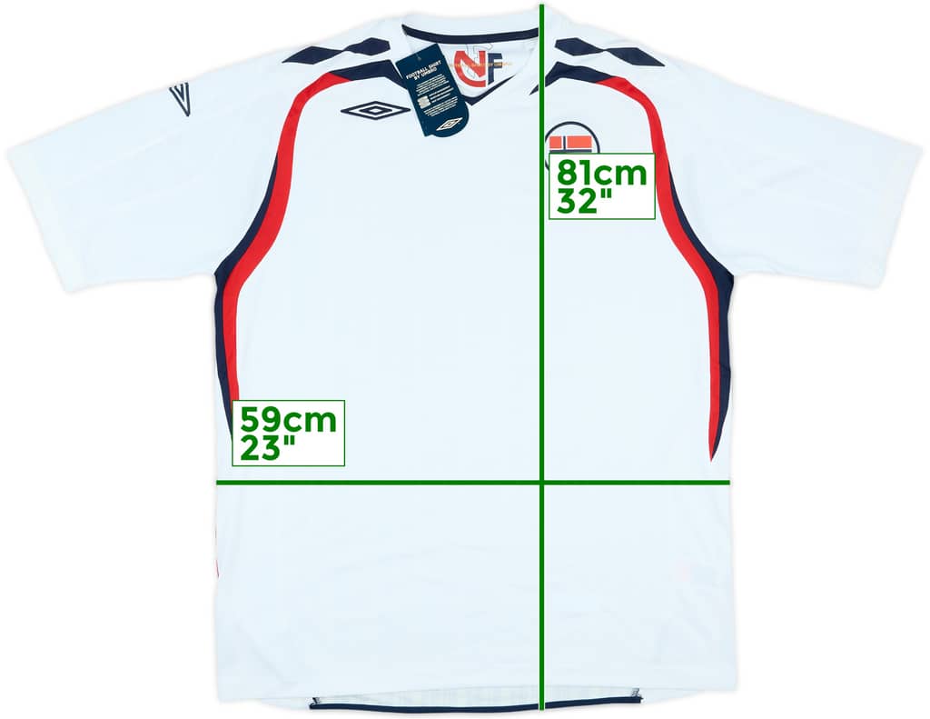 2007-08 Norway Away Shirt (XL)