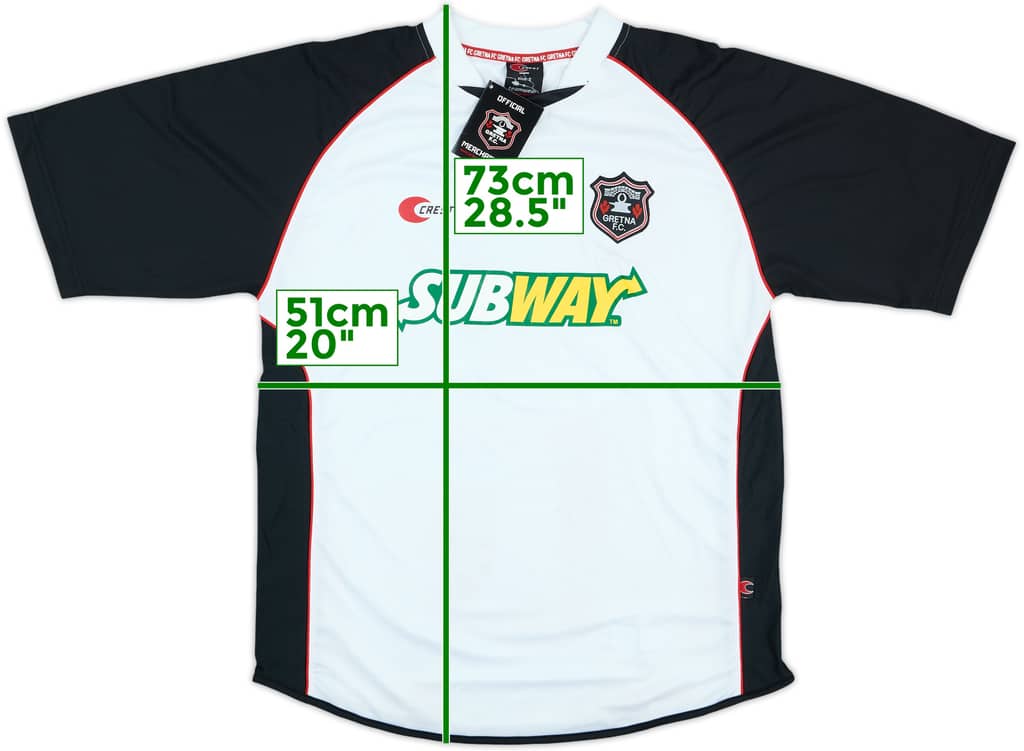 2007-08 Gretna Home Shirt (S)