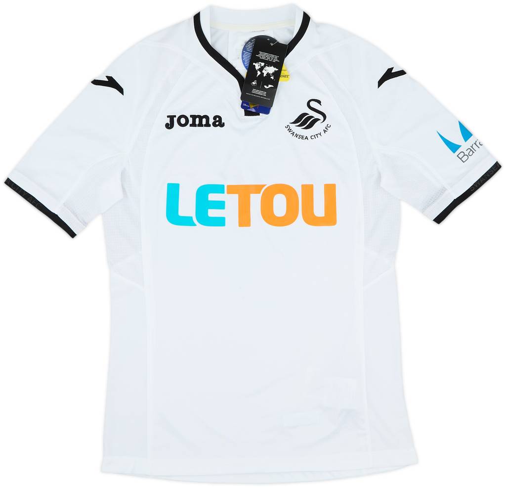 2017-18 Swansea Home Shirt (S)
