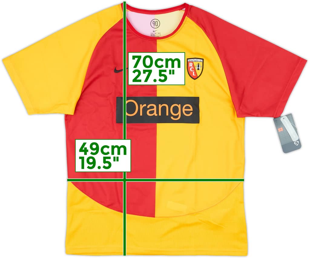 2004-05 Lens Home Shirt (XL.Boys)