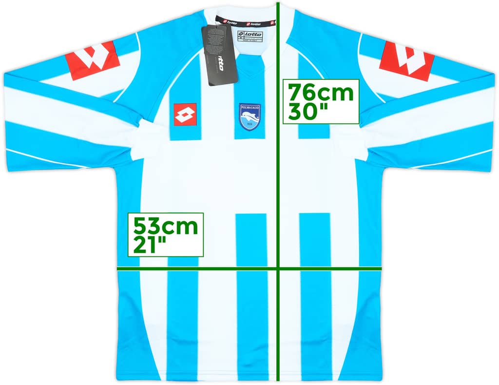 2005-06 Pescara Home L/S Shirt (M)