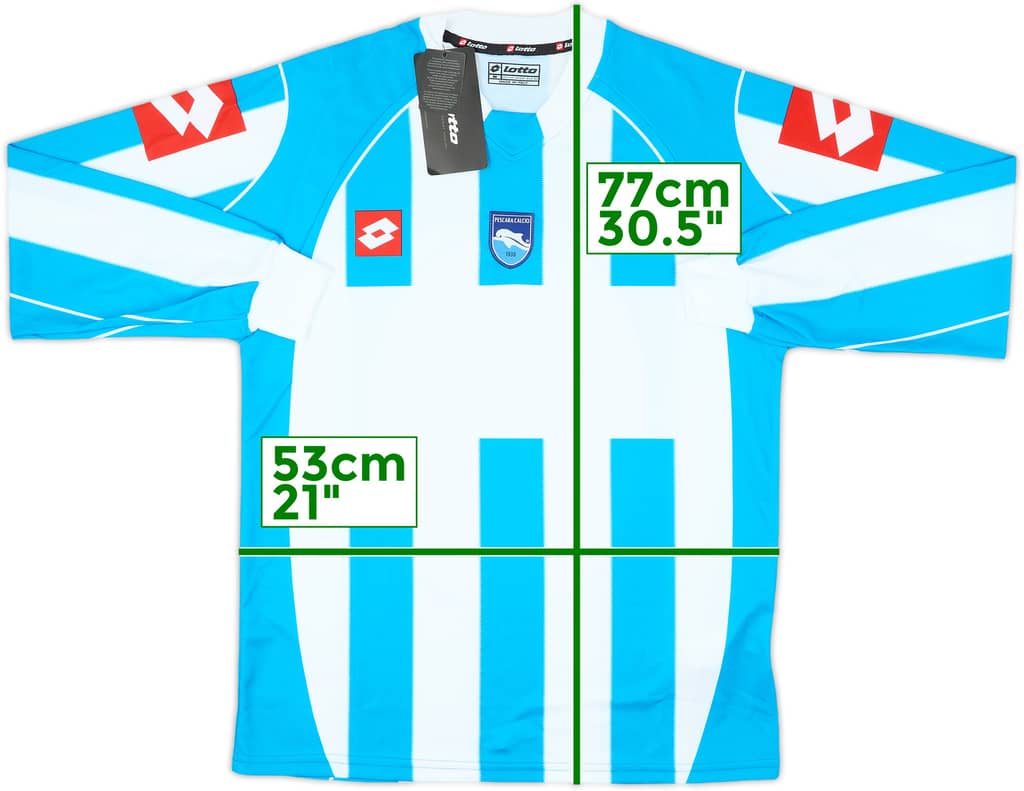 2005-06 Pescara Home L/S Shirt (M)