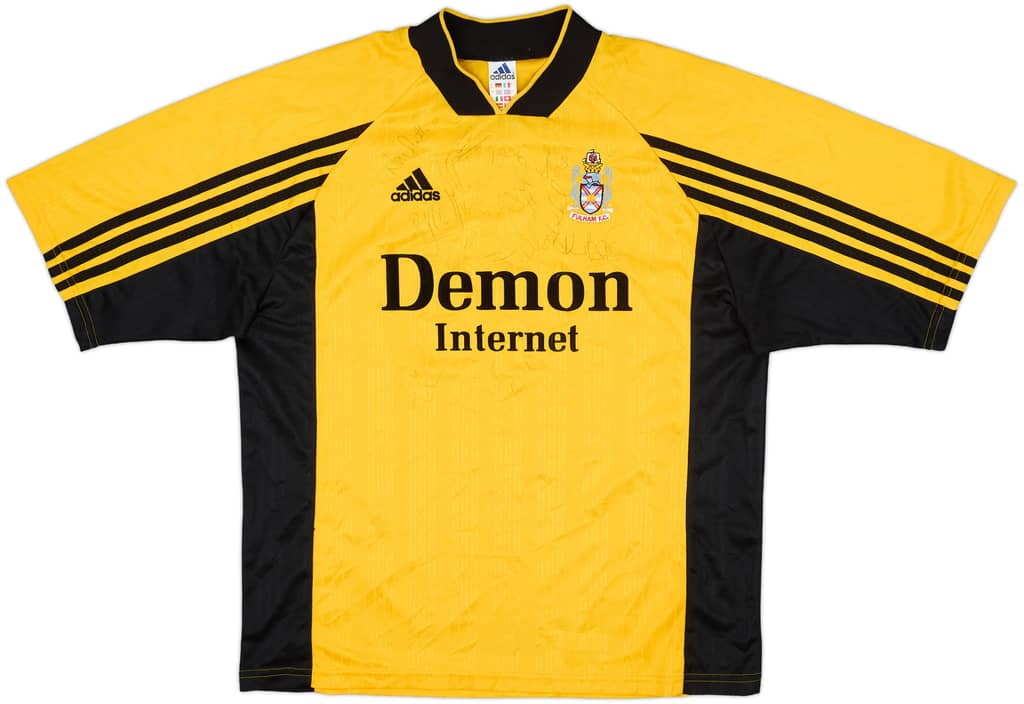 1998-99 Fulham Squad Signed Away Shirt - 8/10 - (L)