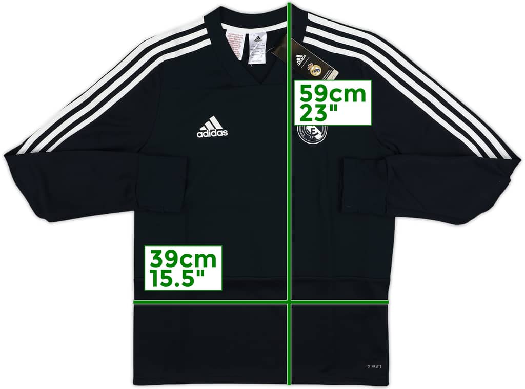 2018-19 Real Madrid adidas Training Top (L.Boys)