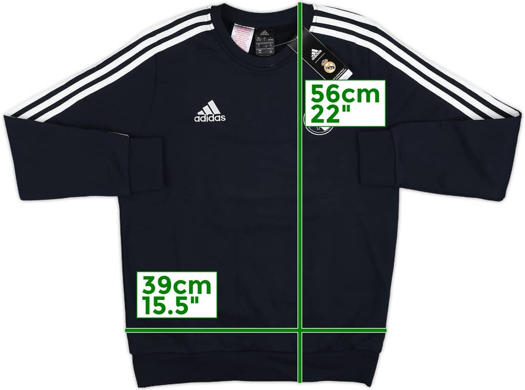 2018-19 Real Madrid adidas Sweat Top (L.Boys)