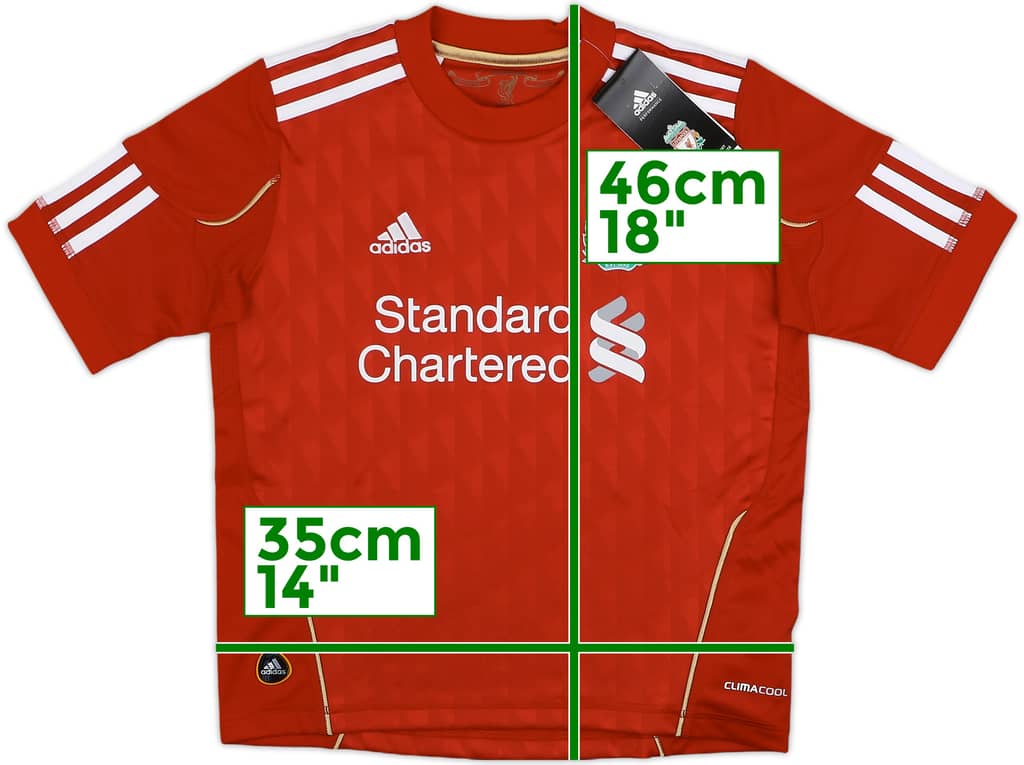 2010-12 Liverpool Home Shirt (7-8 Years)