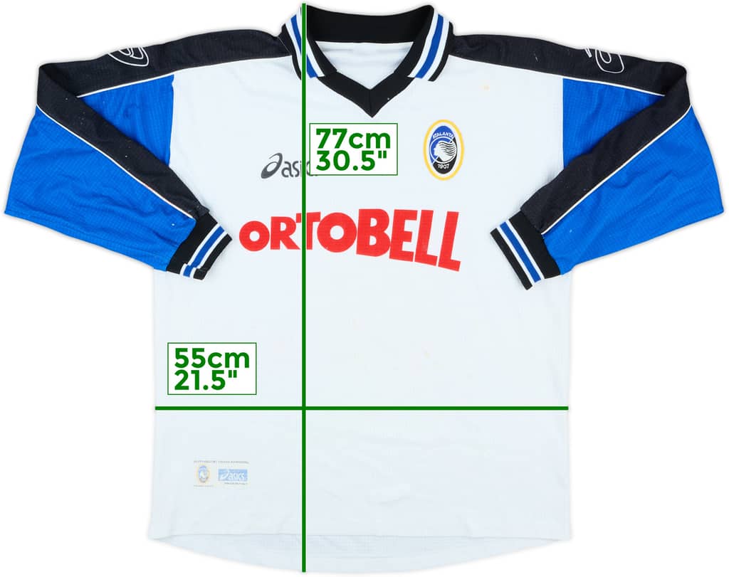 2000-01 Atalanta Away L/S Shirt - 5/10 - (M)