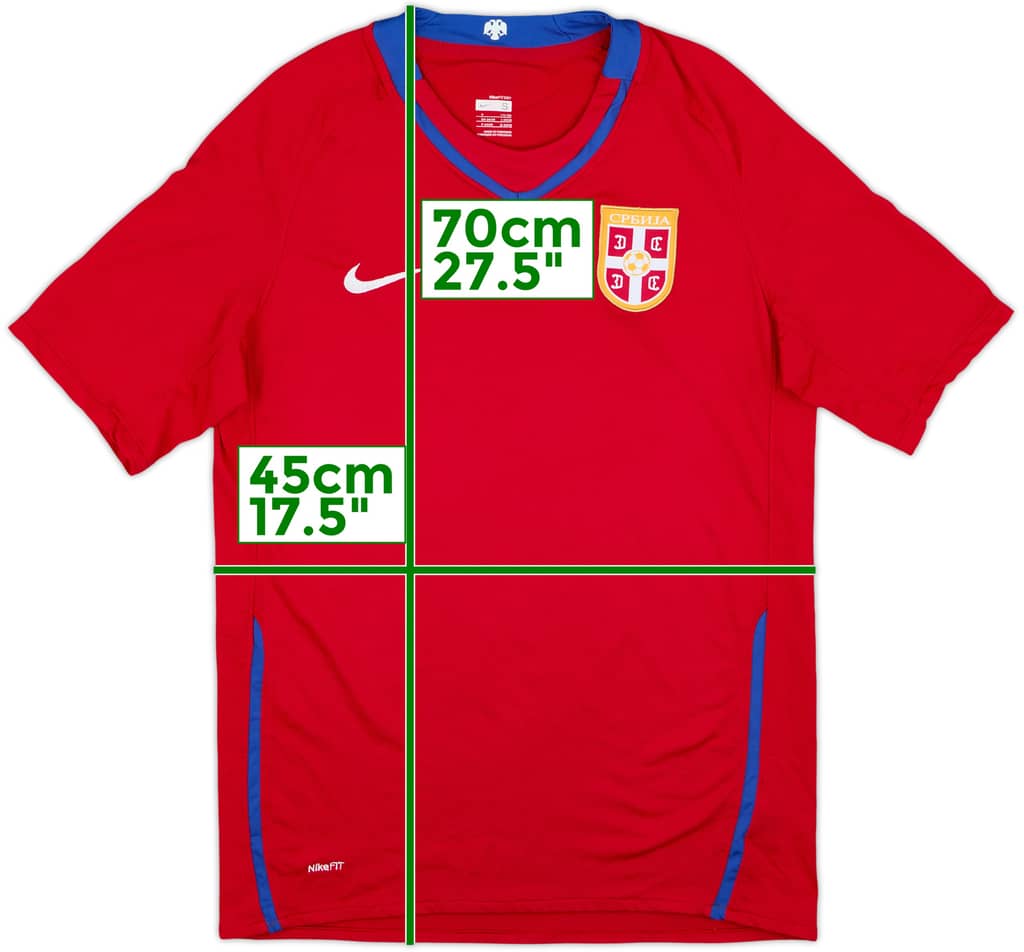 2008-10 Serbia Home Shirt - 8/10 - (S)