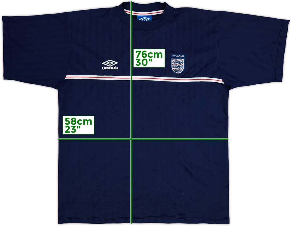 1998-00 England Umbro Training Shirt - 5/10 - (XXL)