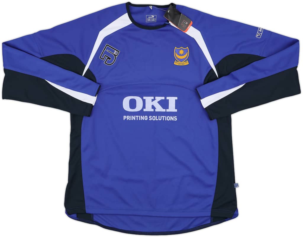 2005-06 Portsmouth Jako 1/4 Zip Drill Top (XXL)