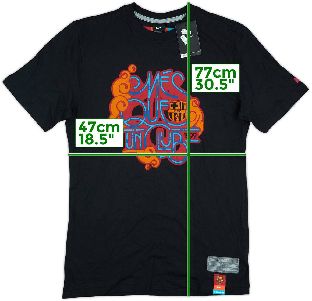 2010-11 Barcelona Nike Cotton Tee (M)
