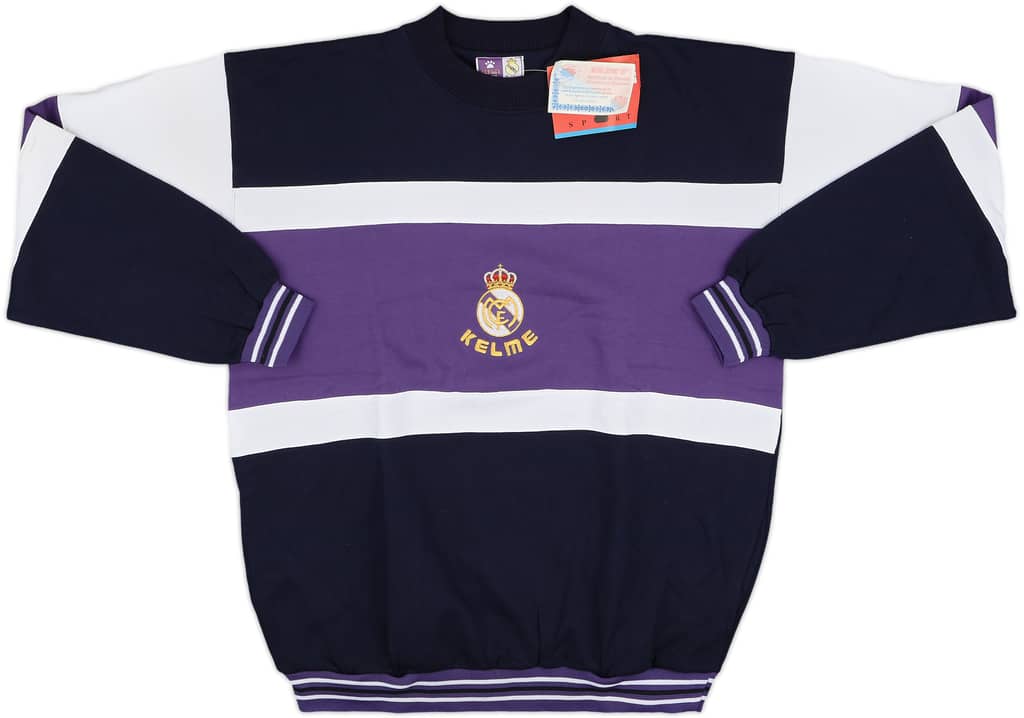 1996-97 Real Madrid Kelme Sweat Top (L)