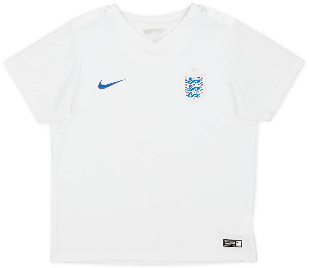 2014-15 England Home Shirt - 7/10 - (7-8 Years)