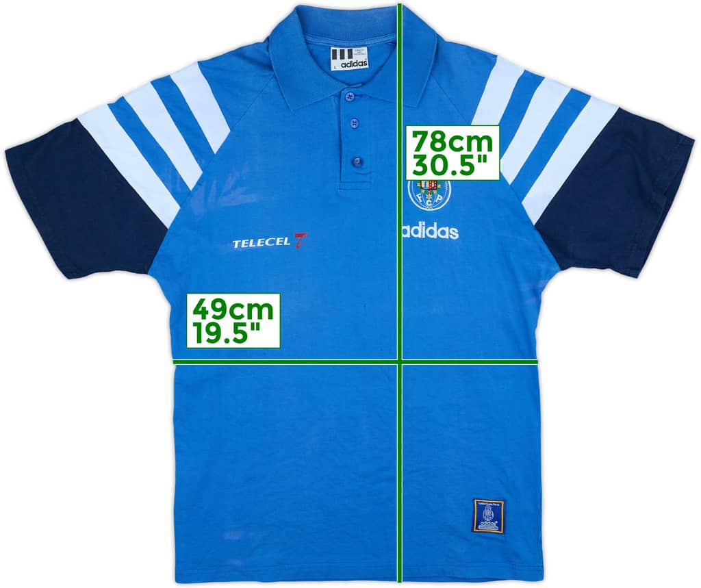 1996-97 Porto adidas Polo Shirt - 7/10 - (L)