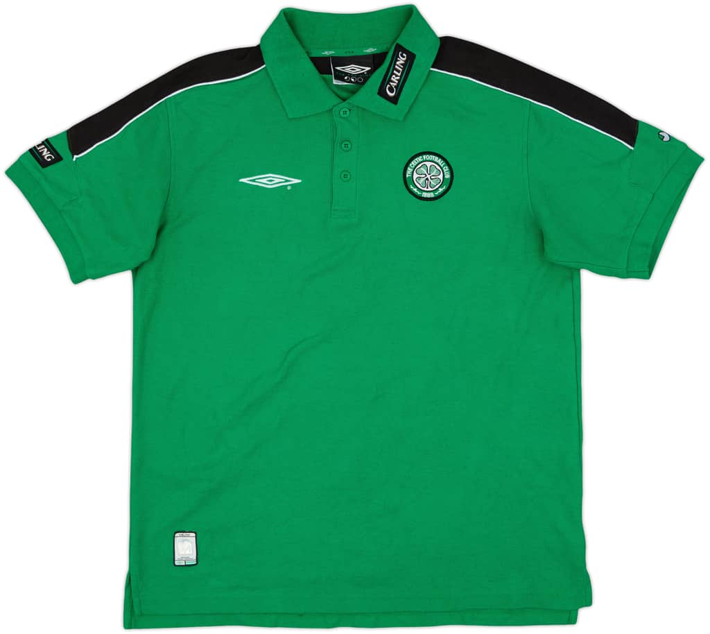 2001-02 Celtic Umbro Polo Shirt - 9/10 - (L)