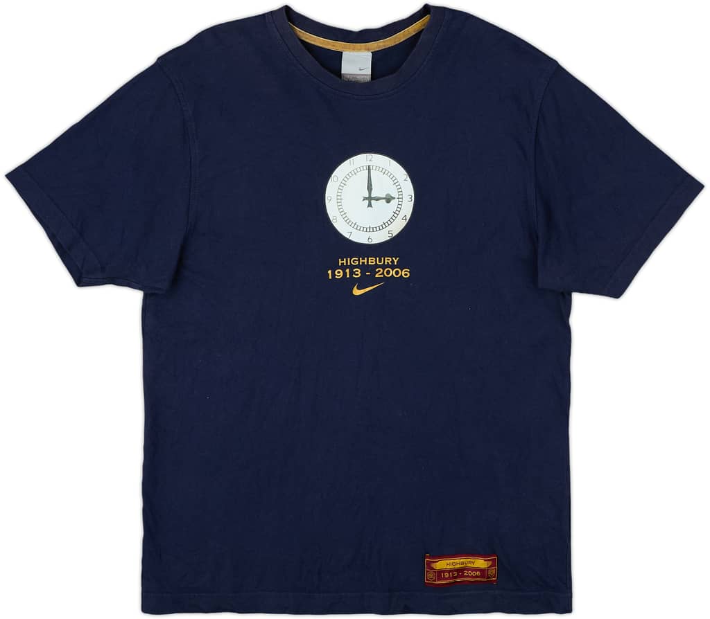 2005-06 Arsenal Nike 'Highbury' Graphic Tee - 7/10 - (M)
