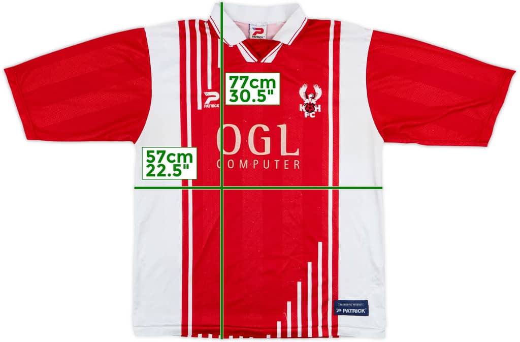 1999-01 Kidderminster Harriers Home Shirt - 7/10 - (L/XL)