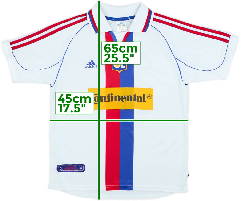 2000-01 Lyon Home Shirt - 7/10 - (Y)