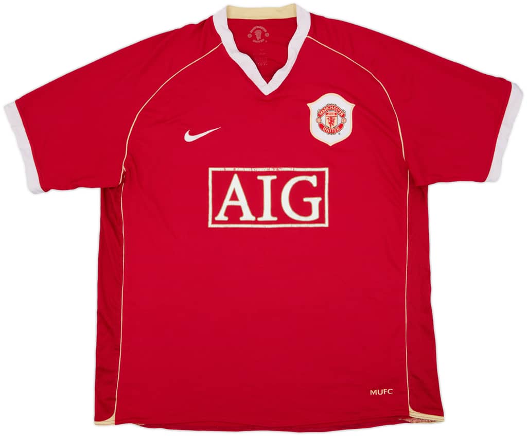 2006-07 Manchester United Home Shirt - 5/10 - (XL)