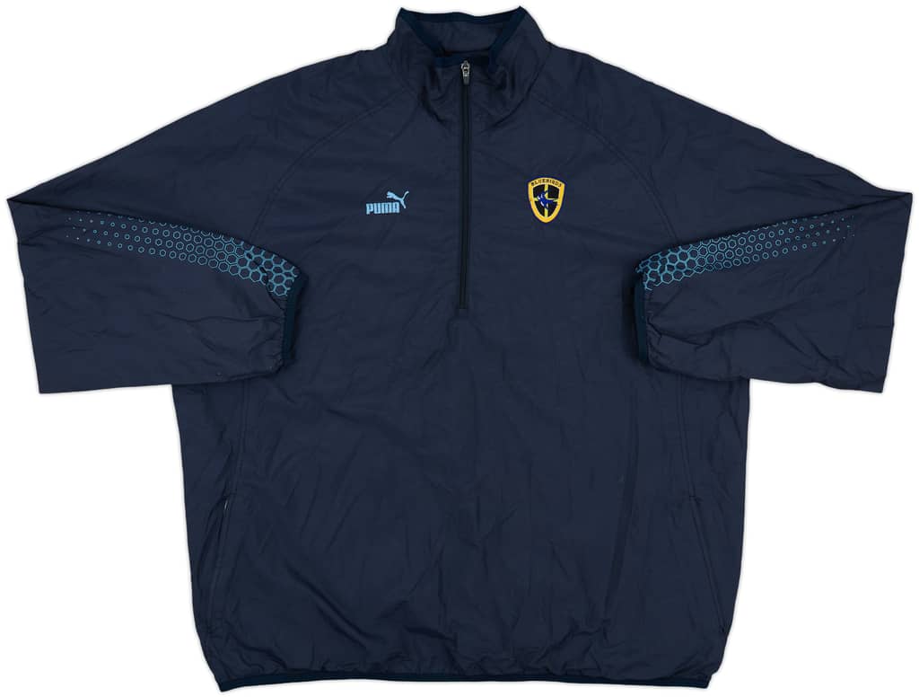 2003-04 Cardiff Puma 1/4 Zip Track Jacket - 8/10 - (XXL)