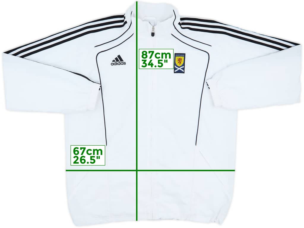 2010-11 Scotland adidas Track Jacket - 8/10 - (3XL)