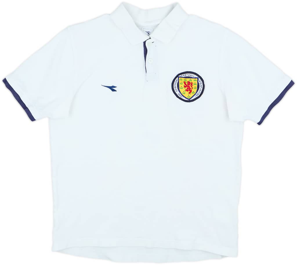 2003-04 Scotland Diadora Polo Shirt - 7/10 - (S)