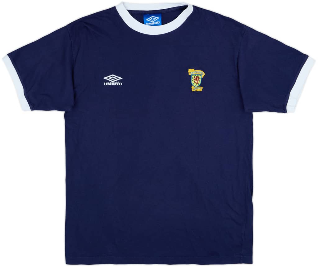 1991-93 Scotland Umbro Cotton Tee - 9/10 - (L)