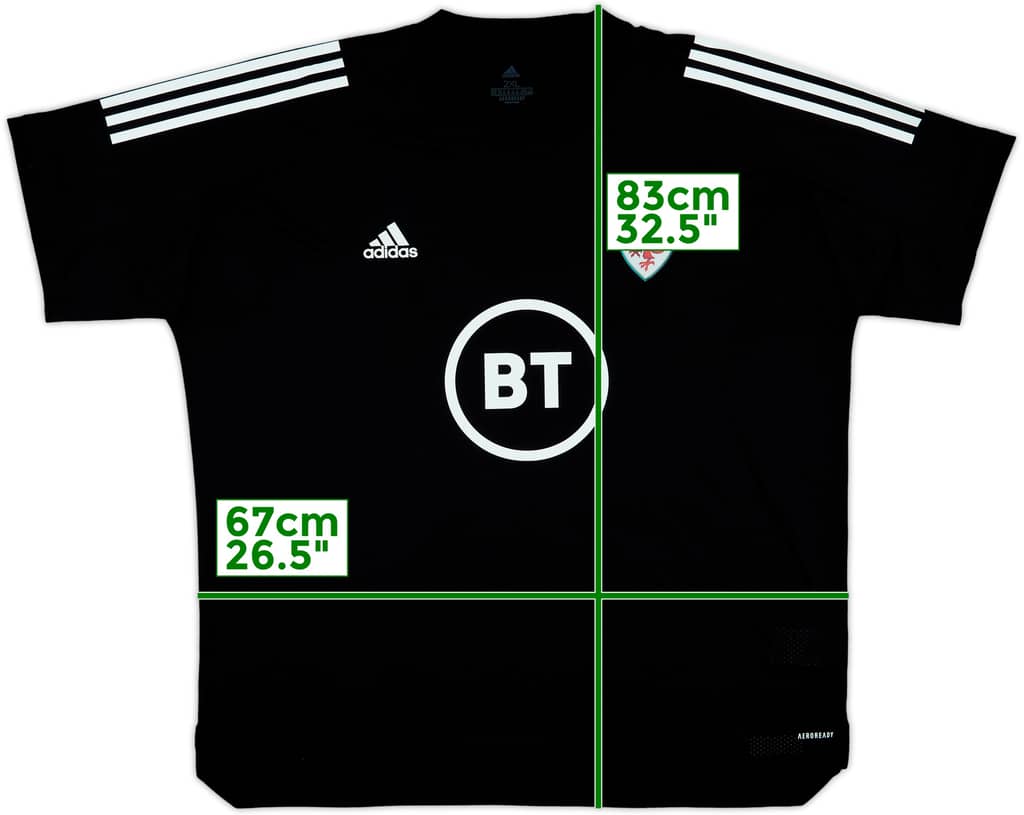 2020-21 Wales adidas Training Shirt - 9/10 - (XXL)