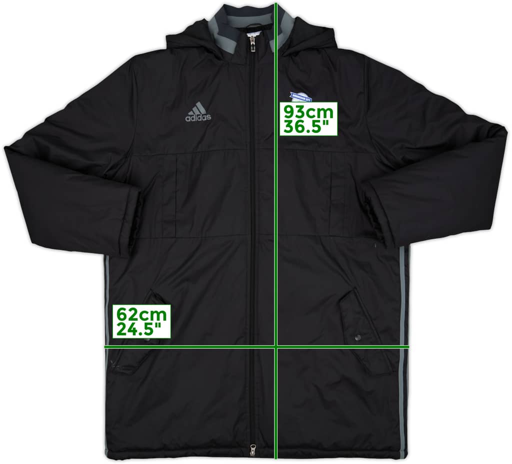 2016-17 Birmingham City adidas Padded Bench Coat - 8/10 - (XL)