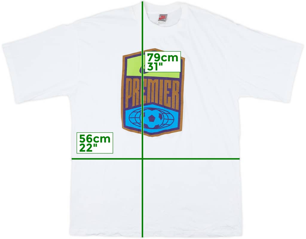 1994-95 Nike Premier Graphic Tee - 8/10 - (XL)