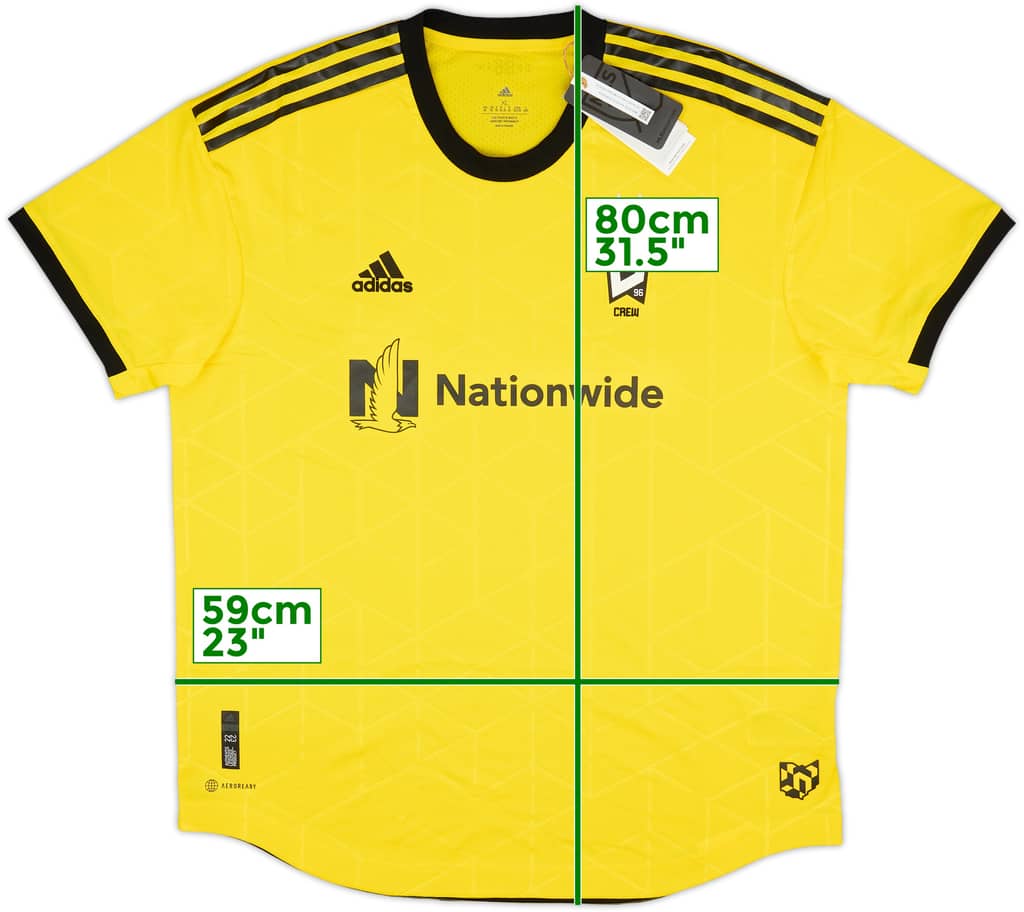 2022-23 Columbus Crew Authentic Home Shirt (XL)