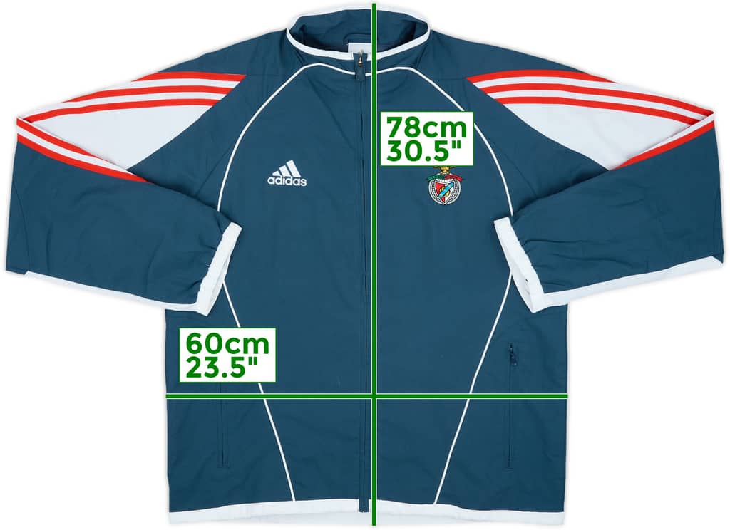 2005-06 Benfica adidas Track Jacket - 10/10 - (L)
