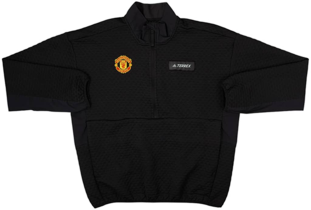 2022-23 Manchester United adidas Track Jacket - 8/10 - (M)