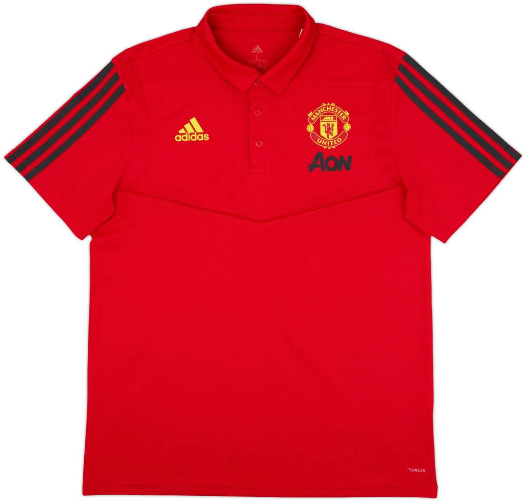 2019-20 Manchester United adidas Polo Shirt - 9/10 - (L)