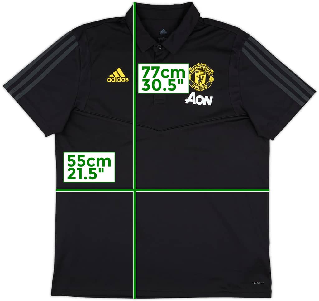 2019-20 Manchester United adidas Polo Shirt - 10/10 - (L)