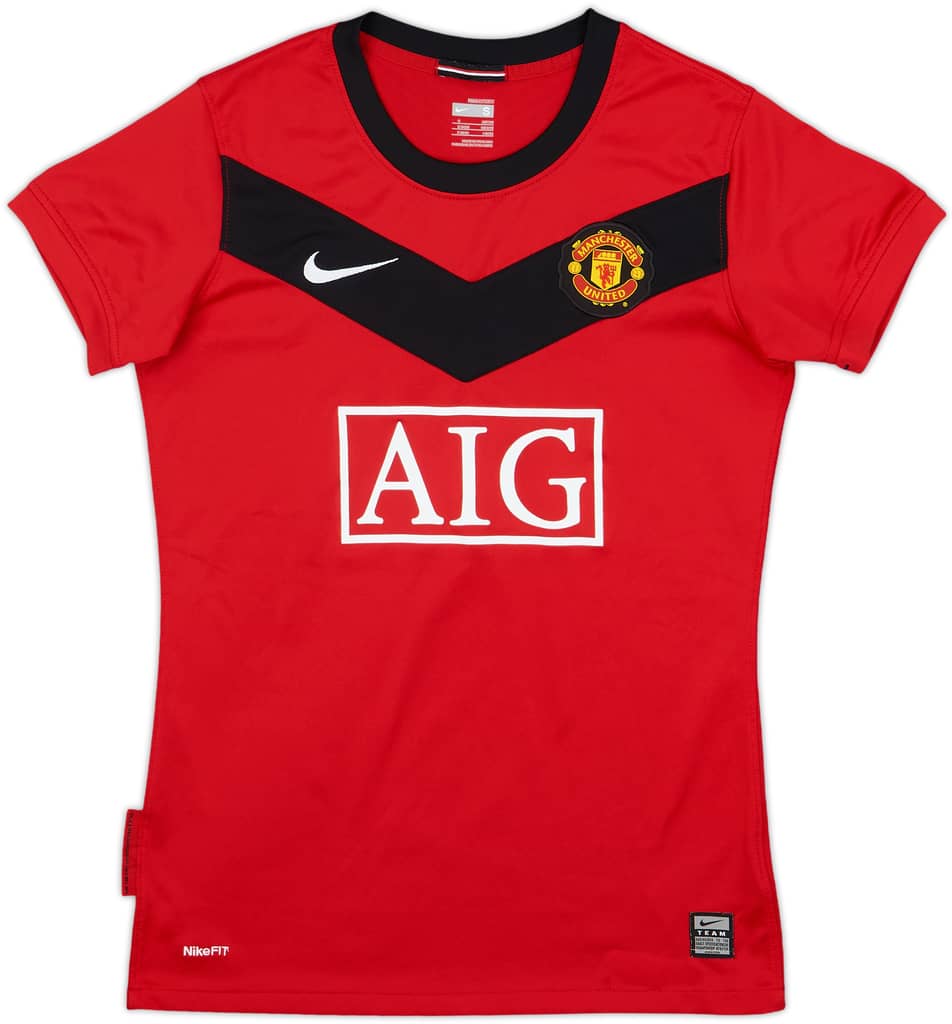 2009-10 Manchester United Home Shirt - 9/10 - (Women's S)