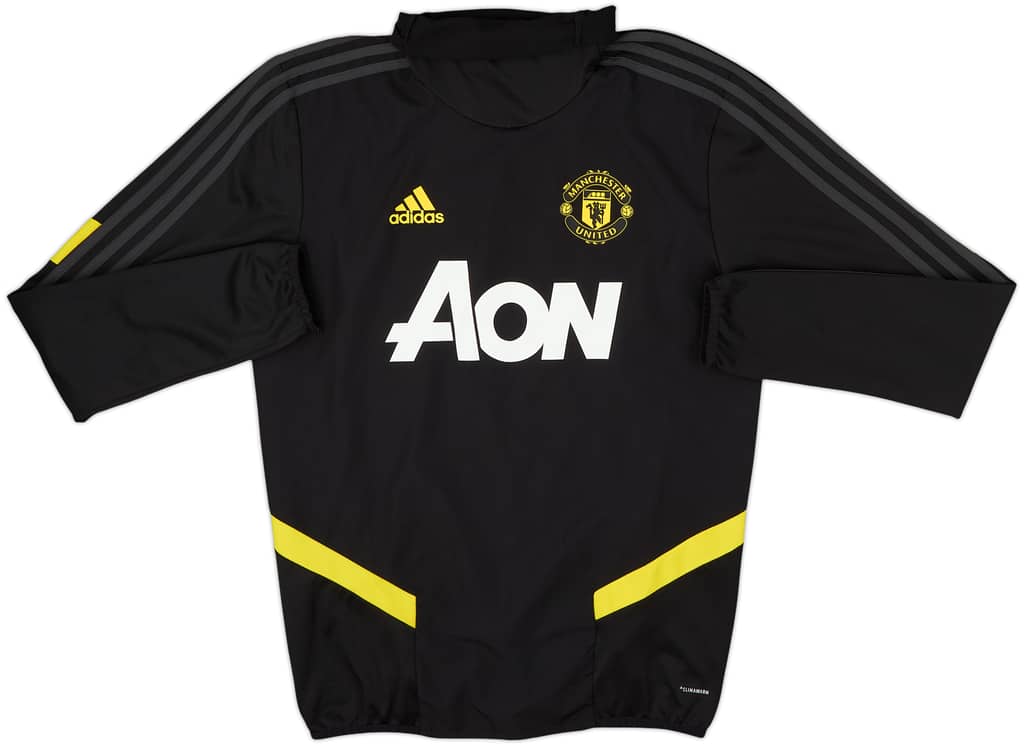 2019-20 Manchester United adidas 1/4 Zip Training Top - 8/10 - (S)