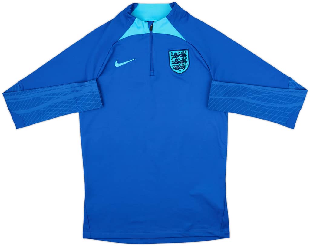 2022-23 England Nike 1/4 Zip Training Top - 8/10 - (S)